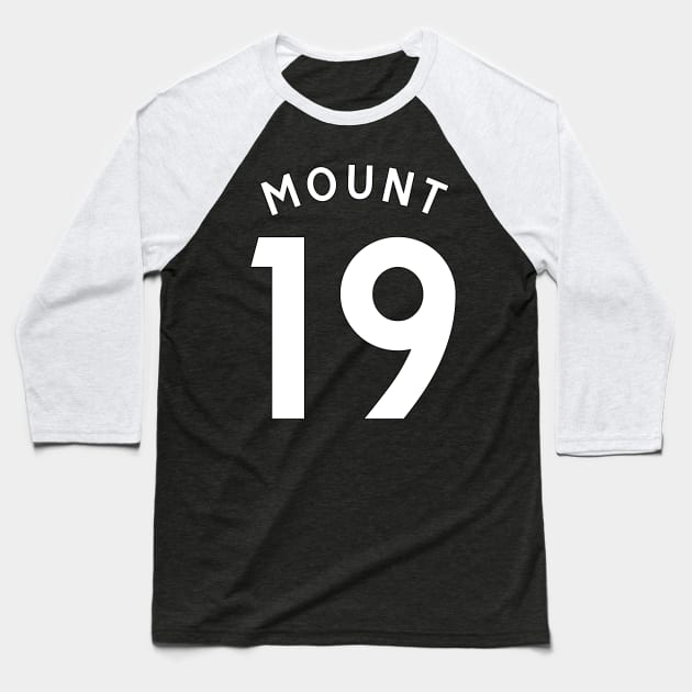 Mason Mount Jersey Back Baseball T-Shirt by tysonstreet